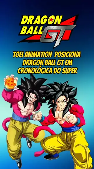 Toei Animation posiciona Dragon Ball GT na cronologia de Dragon Ball