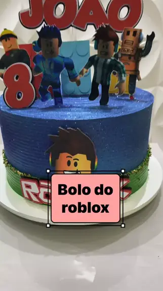 Bolo Roblox Masculino: Promoções