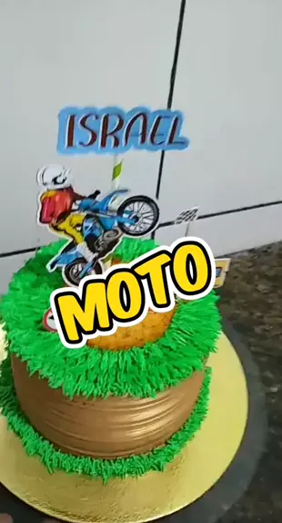 bolo de moto feminino