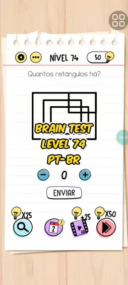 Brain test nível 85 