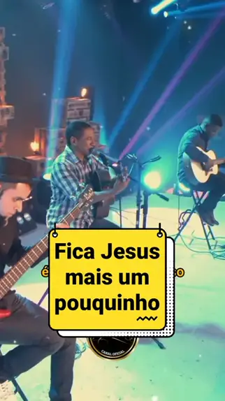 FICA JESUS, MAIS UM POUQUINHO. 