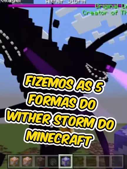 WITHER STORM, O FILME - A REAL HISTÓRIA do MEGA BOSS do MINECRAFT 