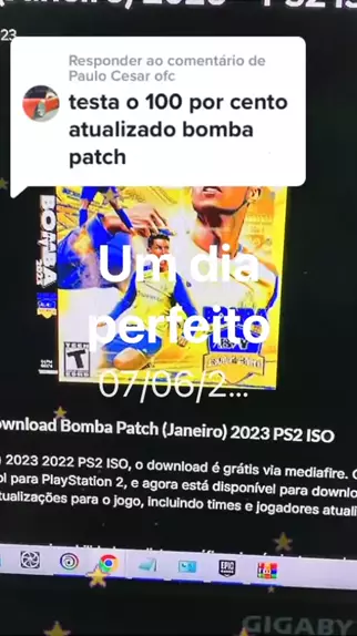 Baixar Bomba Patch (Janeiro) 2023 PS2 ISO grátis em português