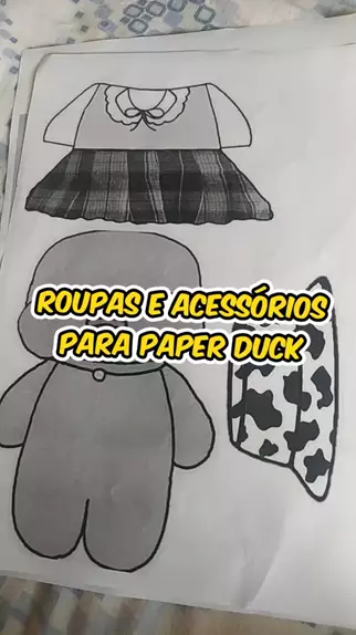 acessórios para paper duck ♥️ 