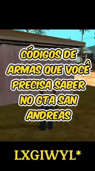 codigo de arma gta san andreas pc