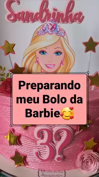 Bolo da Barbie™ - Entrega Grátis em 24h - ChefPanda