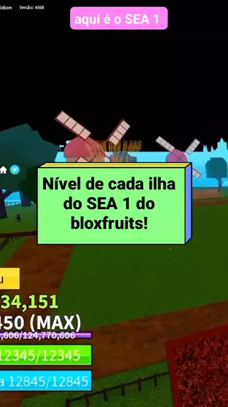 TODAS AS ILHAS DO SEA 2 DO BLOX FRUITS E SUAS CURIOSIDADES! 