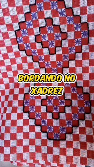 bordado xadrez – Ateliê na TV