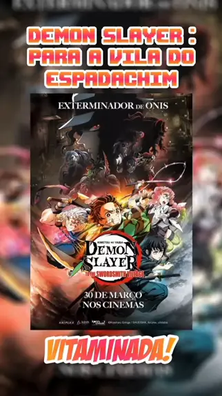 como assistir demon slayer para vila do espadachim dublado