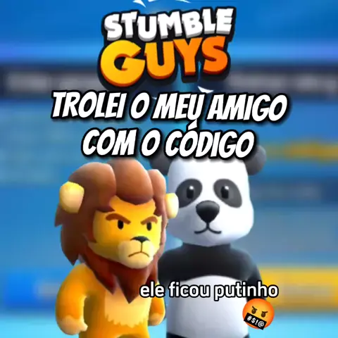 COMO JOGAR COM AMIGOS NO STUMBLE GUYS. SALA PERSONALIZADA STUMBLE