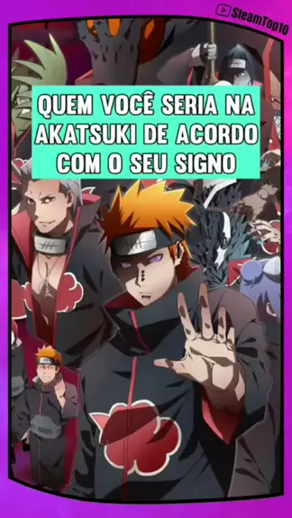 Quiz] Quem você seria na Akatsuki?