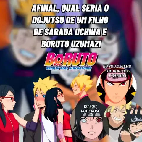 boruto e sarada vs filho do gaara