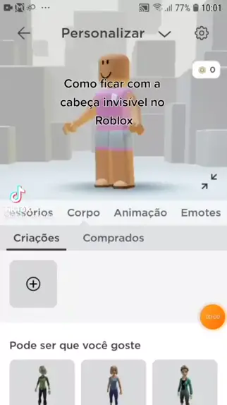 MUITO FÁCIL] COMO CONSEGUIR CABEÇA INVISÍVEL GRÁTIS NO ROBLOX