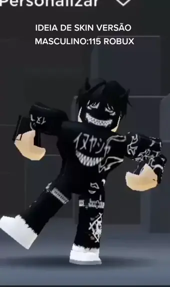 skin de roblox gotica masculino de robux