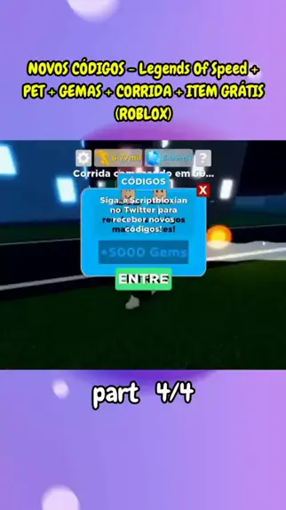 TODOS LOS CODIGOS PARA LEGENDS OF SPEED SIMULADOR DE ROBLOX 