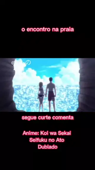 🇧🇷 Aquela fugida pra encontrar o namorado!  Koi wa Sekai Seifuku no Ato  de ( Dublado ) 