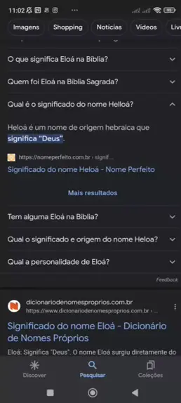 significado de nome eloa