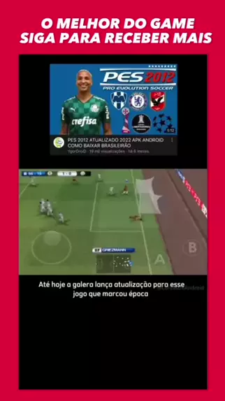 baixar o pes 2012