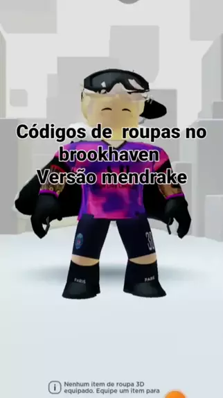 ✓ NOVOS CÓDIGOS de ROUPAS GRATIS no BROOKHAVEN em 2023!! 