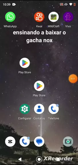 como instalar gacha nox pela play Store 