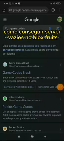 Game Codes Brasil