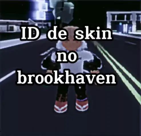 id de skin dark para usar no brookhaven