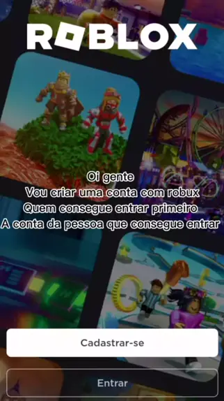 conta do roblox nao entra