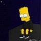 sad Bart Simpson