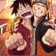 Naruto and Luffy