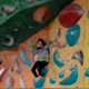 Jihan climbing