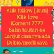 ambil 1 juta tiap hari cek bio