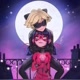 ladybug e cat noir ❤️🖤