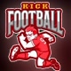 football hard kick