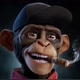 smoking monkey