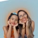 Flávia e Mariah