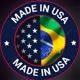 USA🇺🇸MADE🇧🇷BR