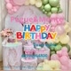 Happy Birthday Decorações Pegue Mont