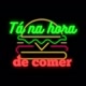 Tá na hora de comer