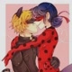 cat noir ☠️e ladybug 💅
