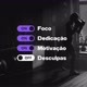 Foco Força e fé.