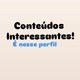 conteúdo interessante,é nesse perfil