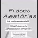 frases aleatórias