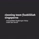 cleaning team fisabilillah singaparn