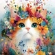 Cats & flowers