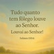 Louvai Ao Senhor 🎤