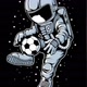 astronauta do futebol