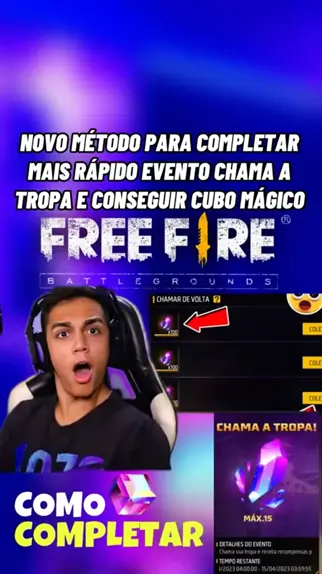 Chamar de Volta Free Fire: Garena oferece Cubo Mágico para