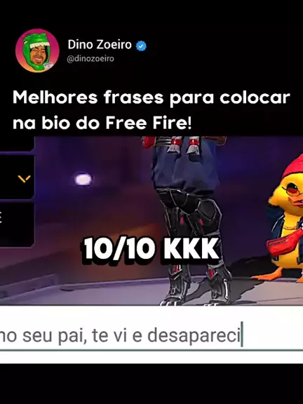 MELHORES FRASES TRISTES PARA VOCÊ ESTAR COLOCANDO NO PERFIL DE FREE FIRE 