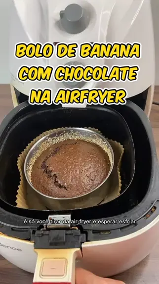 Bolo de Chocolate na Airfryer
