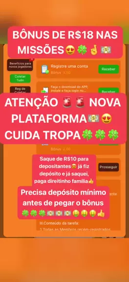 PLATAFORMA COM BÔNUS DE CADASTRO 🚨 NOVA PLATAFORMA COM BONUS NO